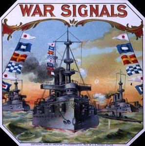 War Signals Cigar Box Label